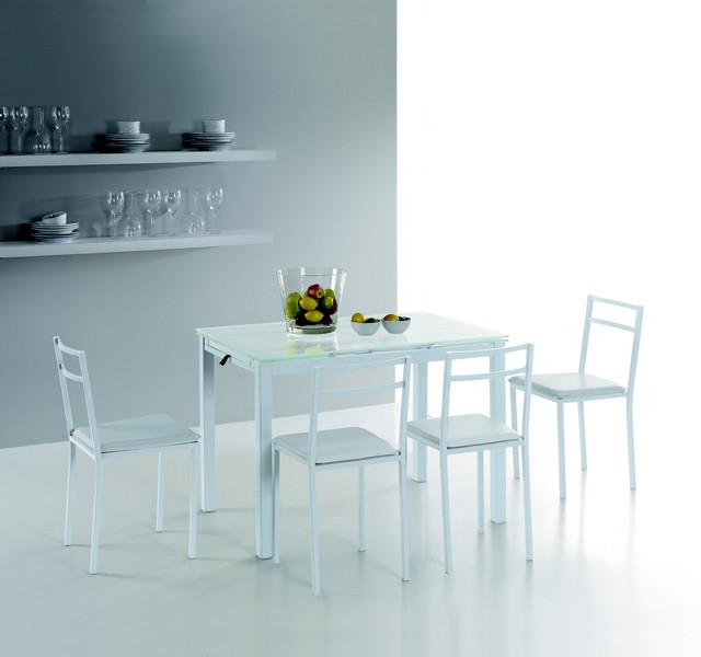 Ensemble de cusine: Table + 4 chaises
