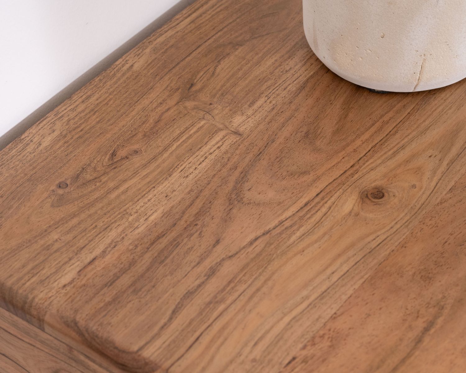 Table de chevet ou d'appoint en acacia avec tiroir "Conoa"