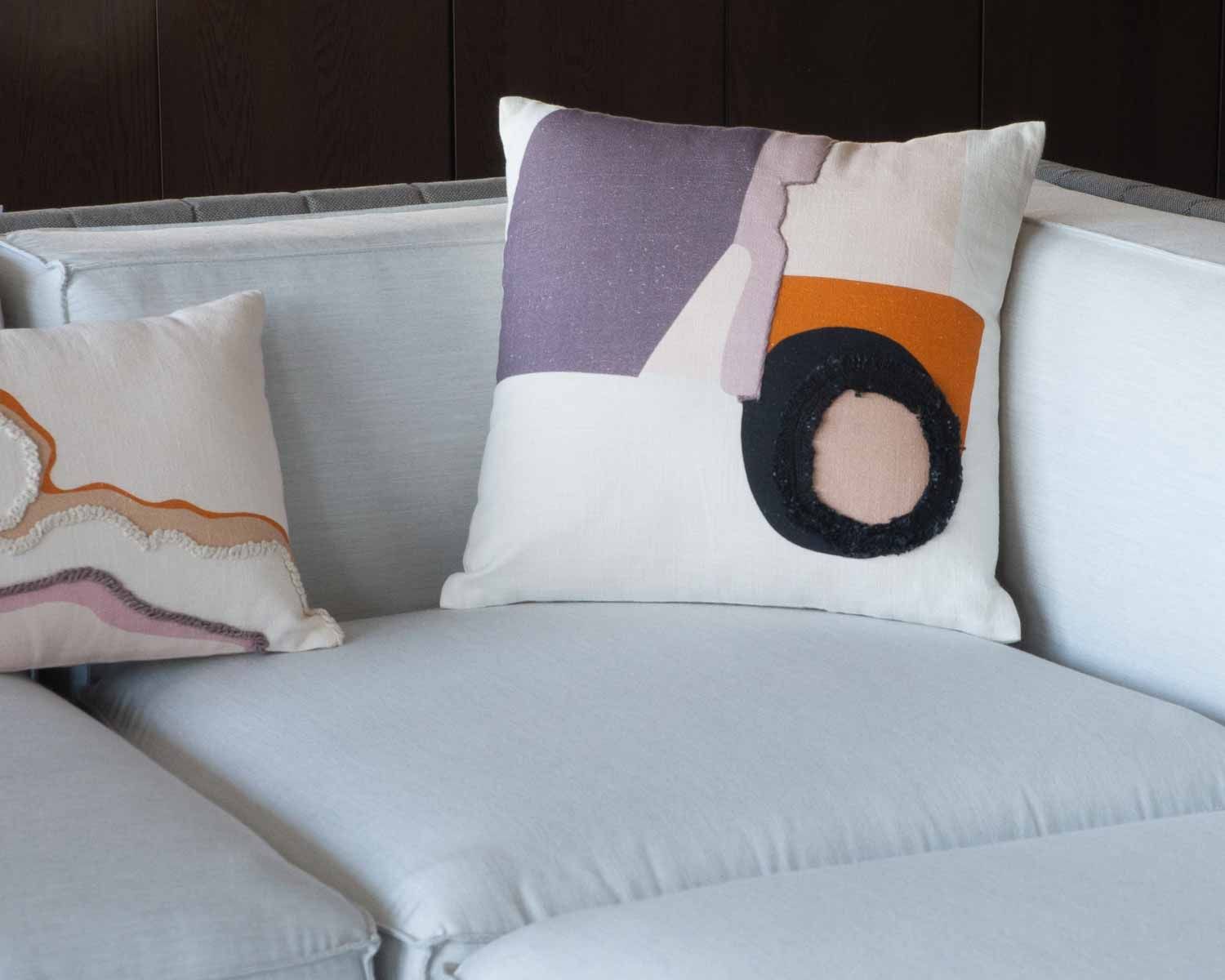 Coussin impression tableau moderne "Matis" 45x45cm déhoussable