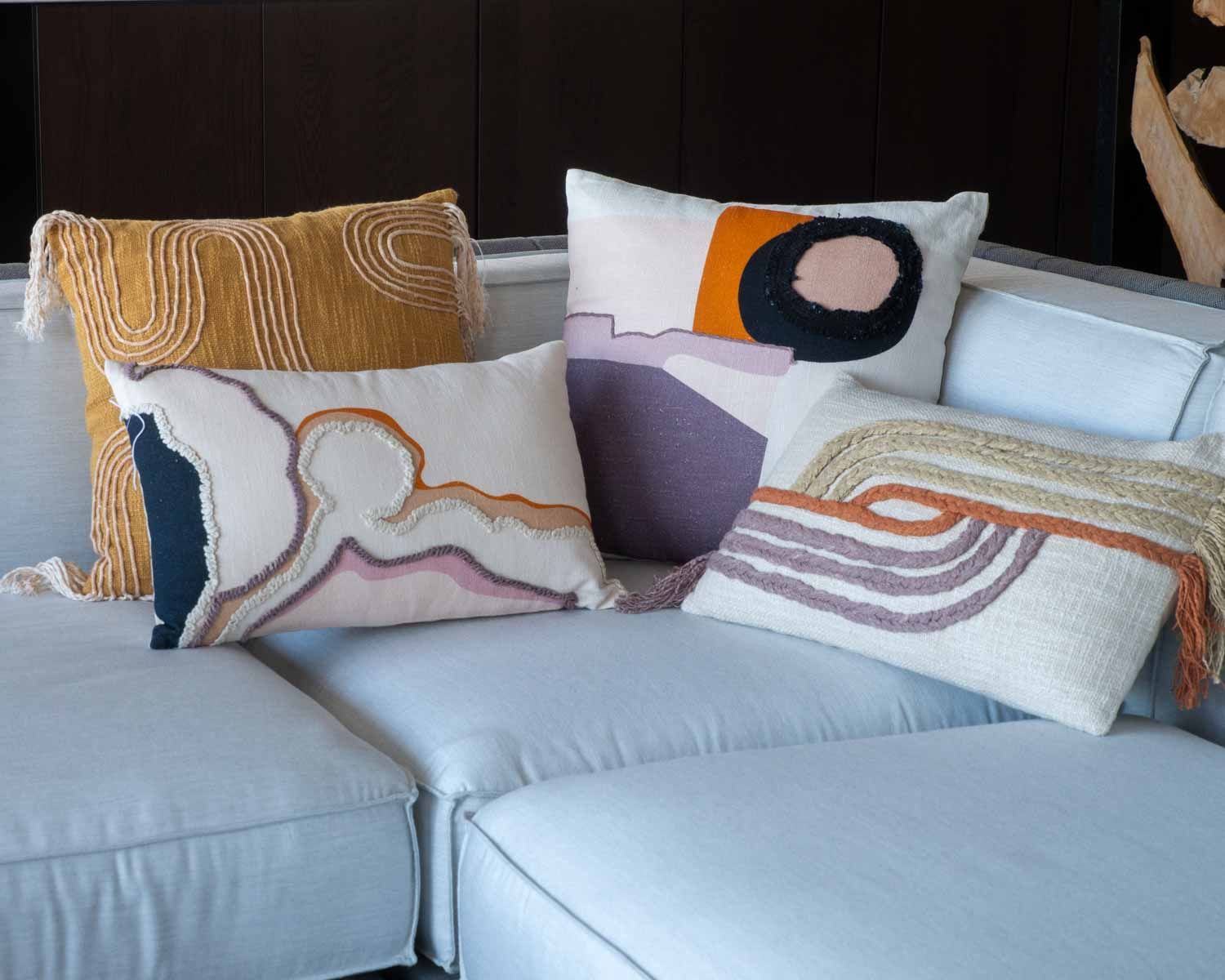 Coussin impression tableau moderne "Matis" 45x45cm déhoussable