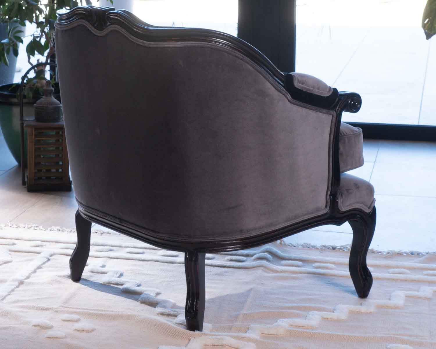 Fauteuil tissu ultra confort style classique chic "Legacy"