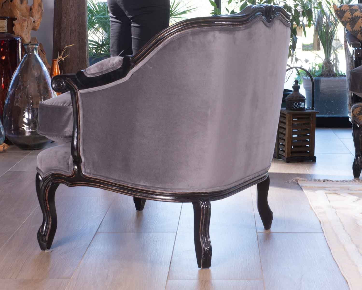 Fauteuil tissu ultra confort style classique chic "Legacy"