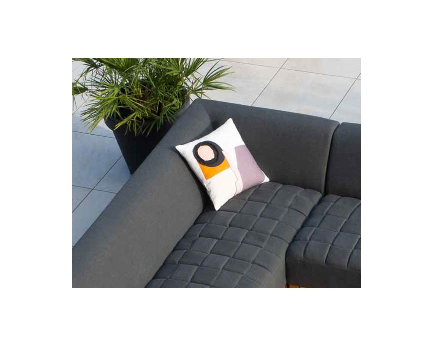 Coussin impression tableau moderne "Matis" 45x45cm déhoussable