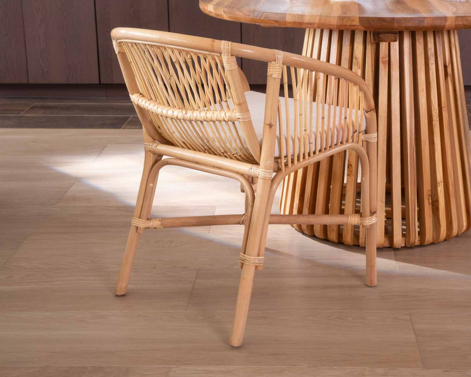 Chaise en rotin tressé "Cebu"