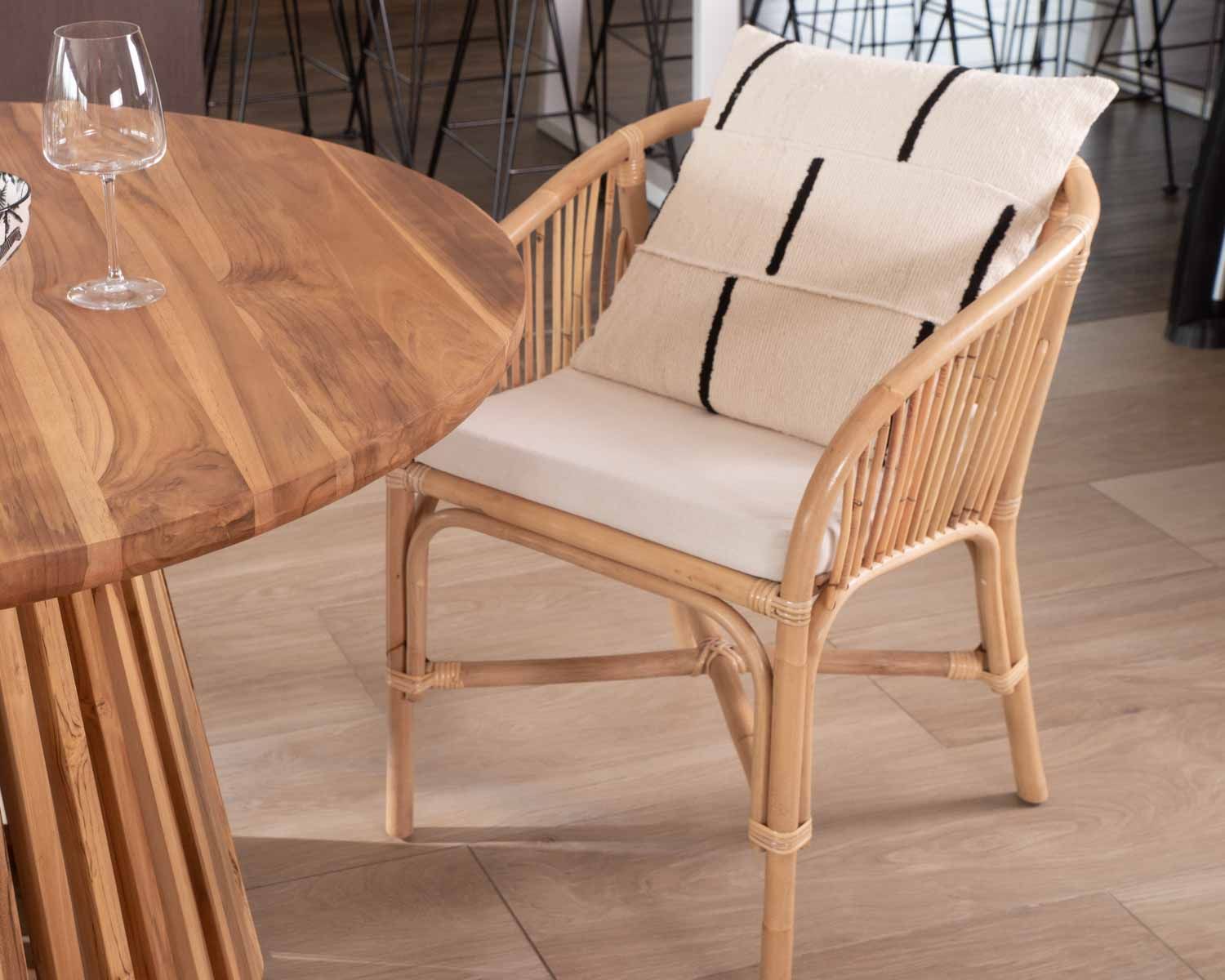 Chaise en rotin tressé "Cebu"