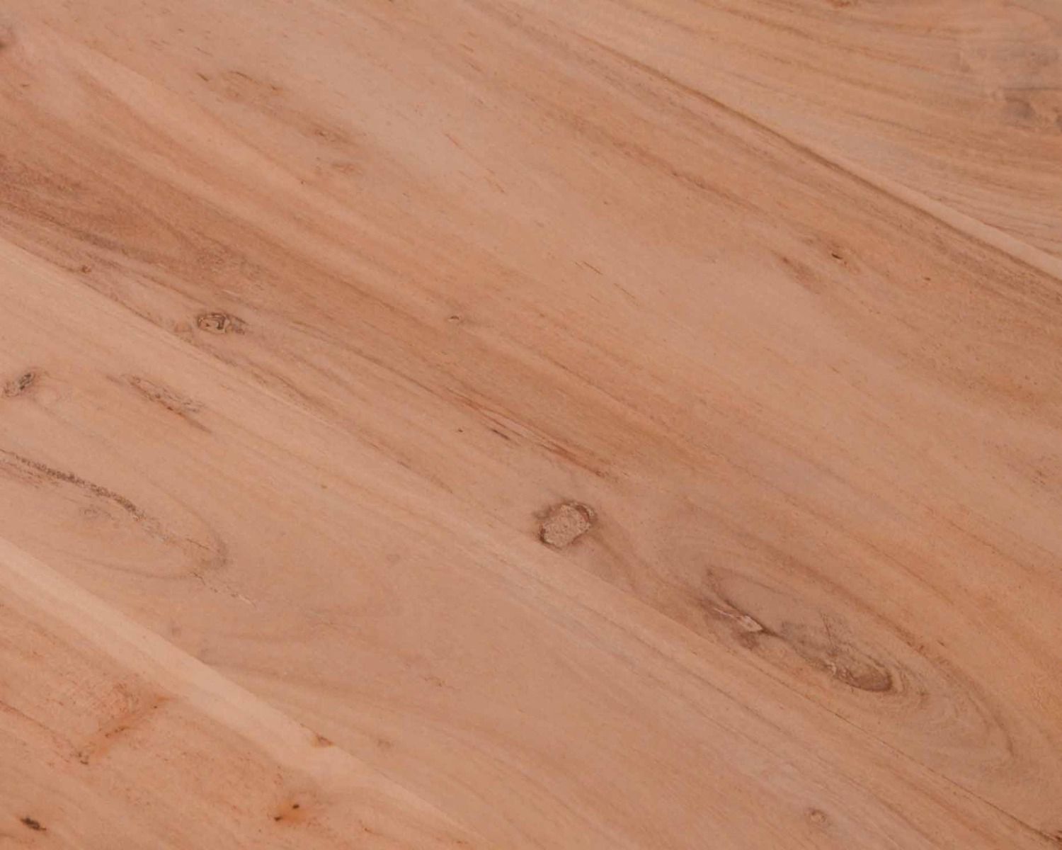 Grande table à manger plateau 280 cm acacia massif et pieds métal "3D"