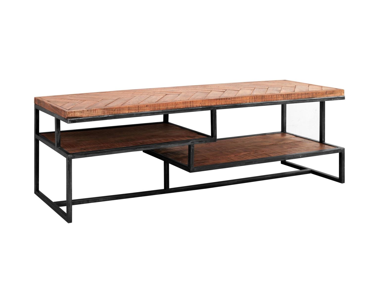 Meuble TV en bois et métal 150 cm "Bronx"