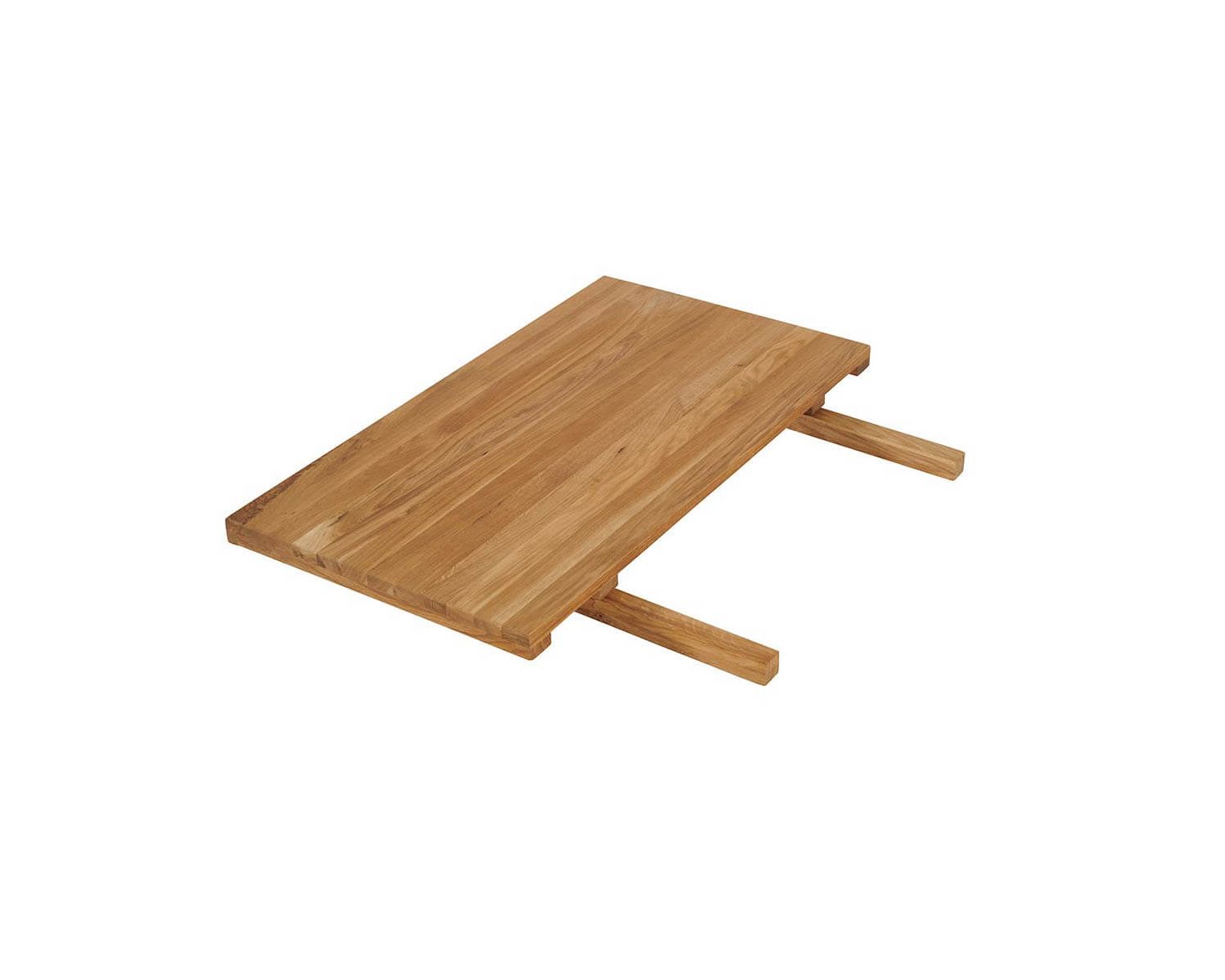 Table bois massif naturel et noir 180cm "Flix" style moderne