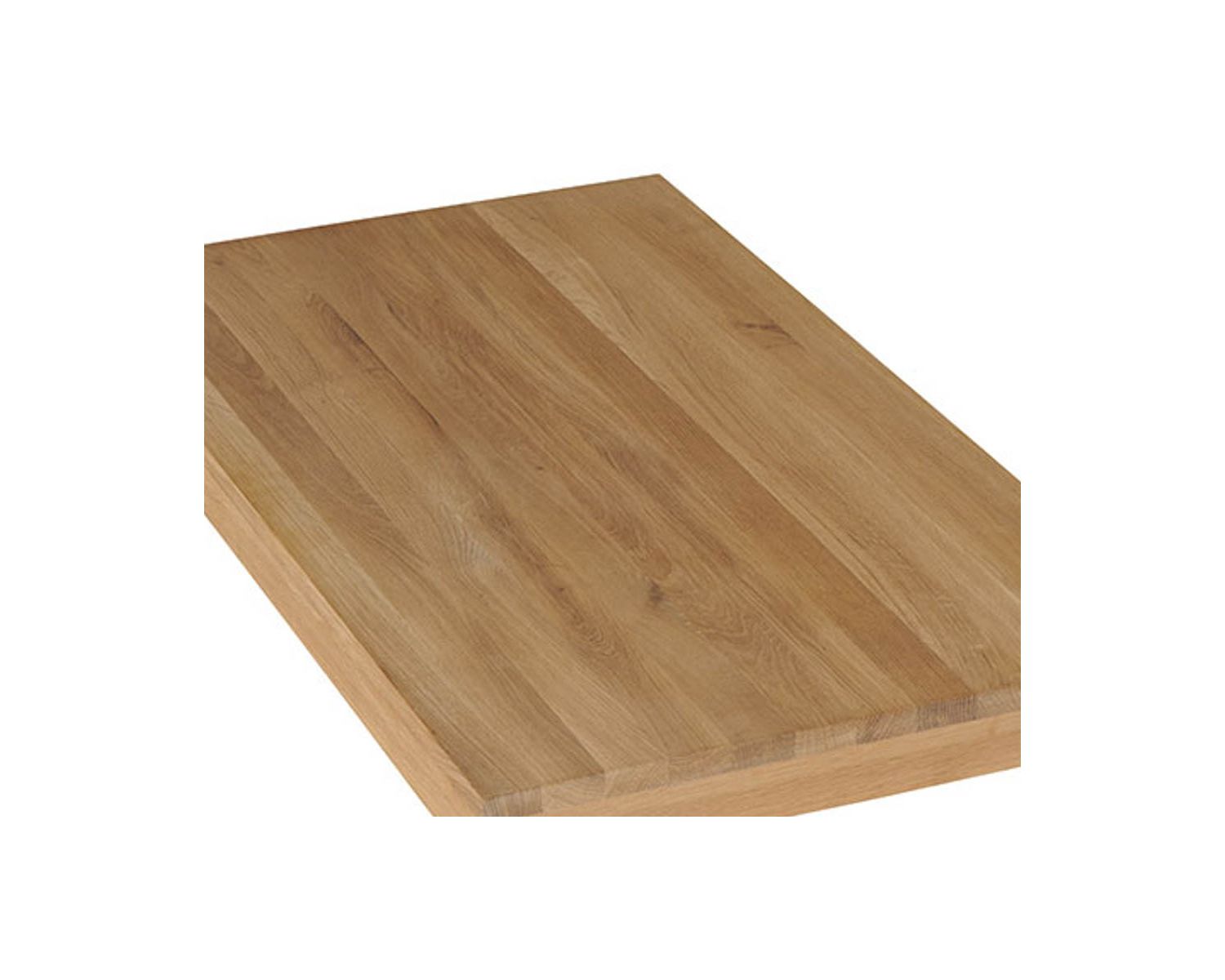 Allonge de table "Davos" en chêne massif naturel finition huilée 50 cm