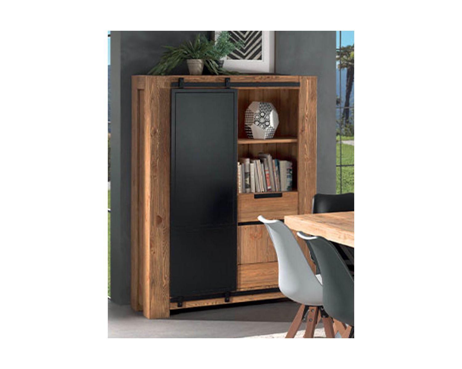 Argentier industriel porte coulissante "Cooper"