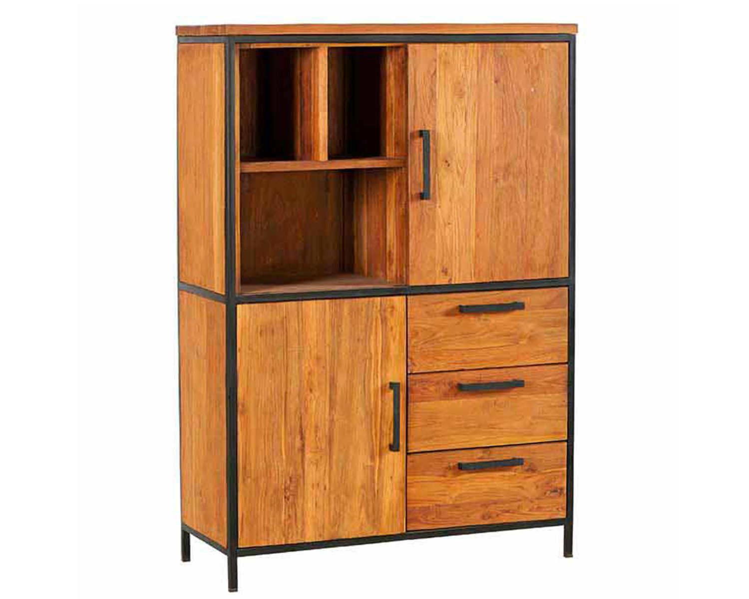 Argentier  en teck massif recyclé naturel 99cm " Roster"