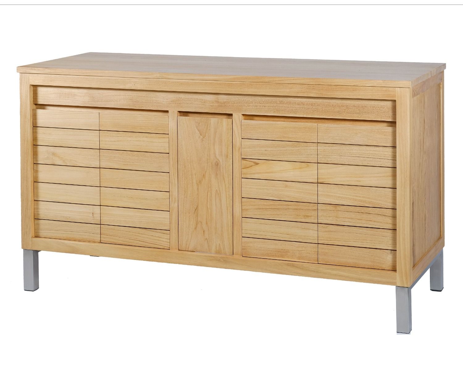 Meuble sous vasque en teck 140 cm "Tamy"