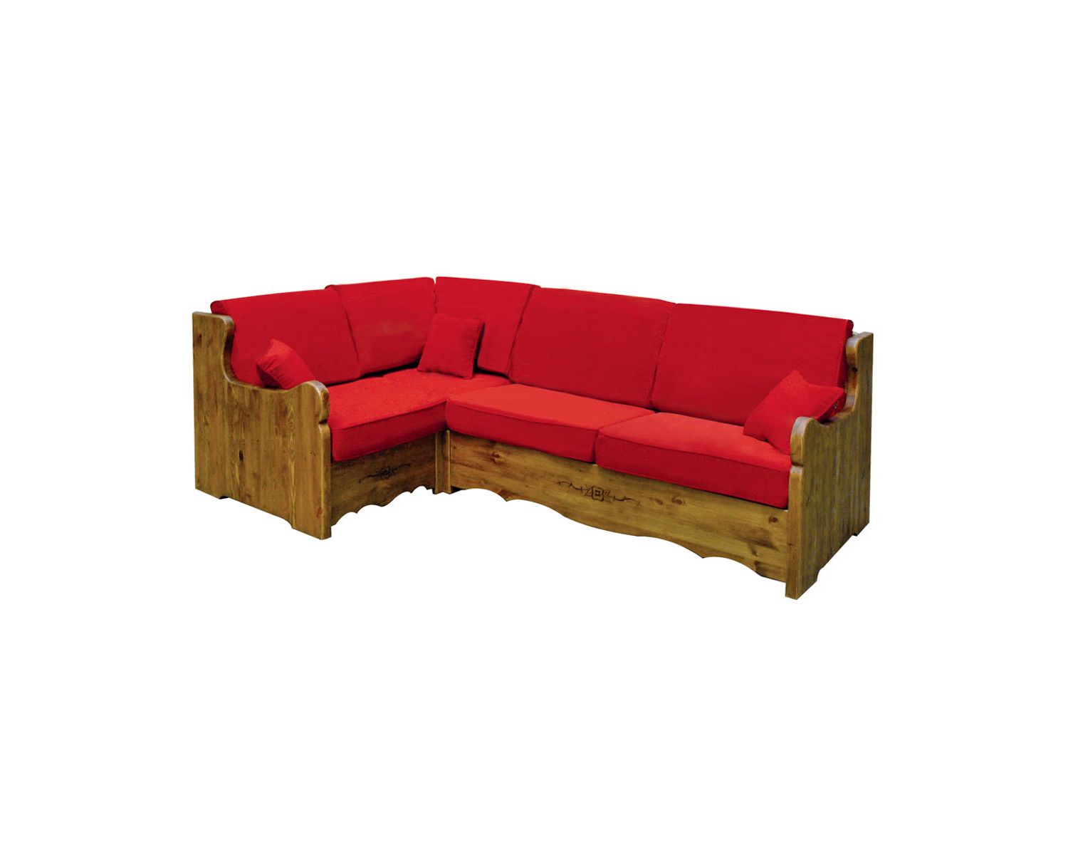 Canapé d’angle convertible en lit express grand confort tissu au choix "Alaska"