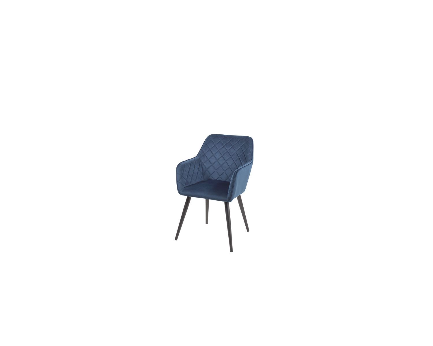 Chaise de repas bleu accoudoir "Sando"