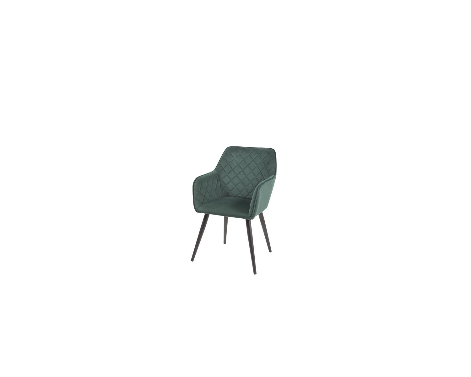 Chaise de repas accoudoir vert "Sando"
