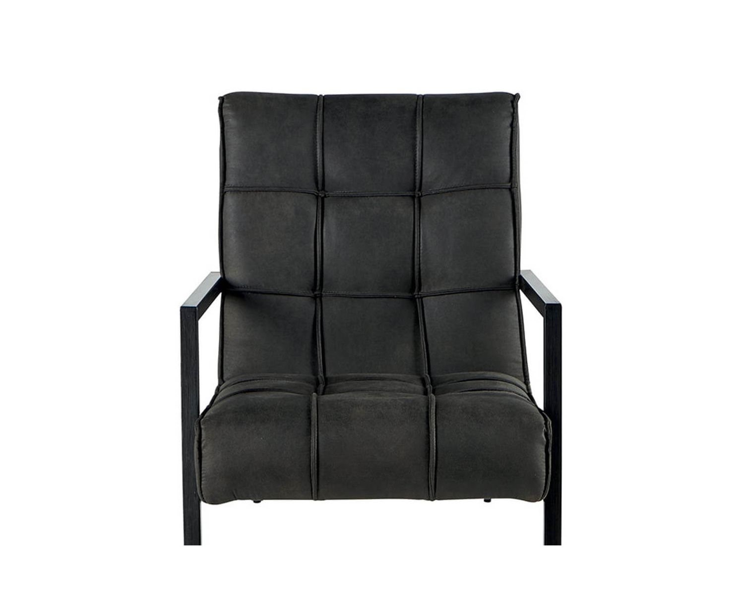Lot de 2 chaises design ultra confort tissu gris "Chaise Casita"