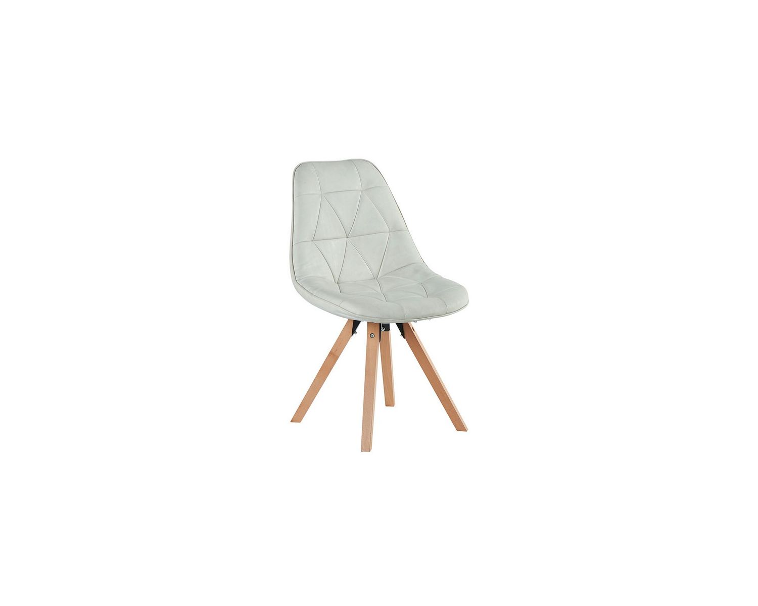 Lot de 2 chaises scandinaves blanc neige "Chaise Casita-Yate"