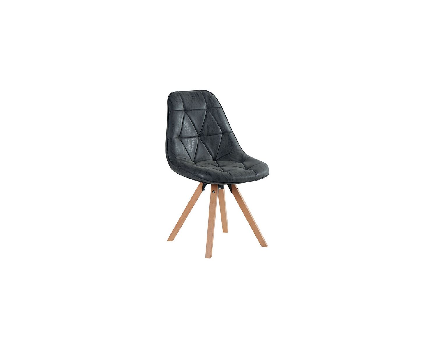Lot de 2 chaises scandinaves noires "Chaise Casita-Yate"