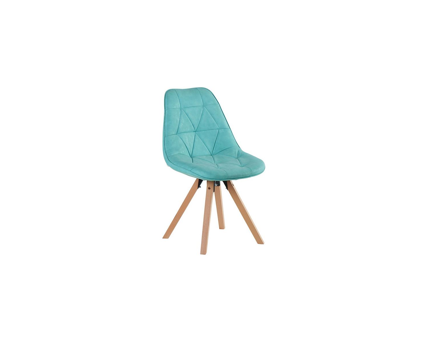 Lot de 2 chaises scandinaves turquoises "Chaise Casita-Yate"