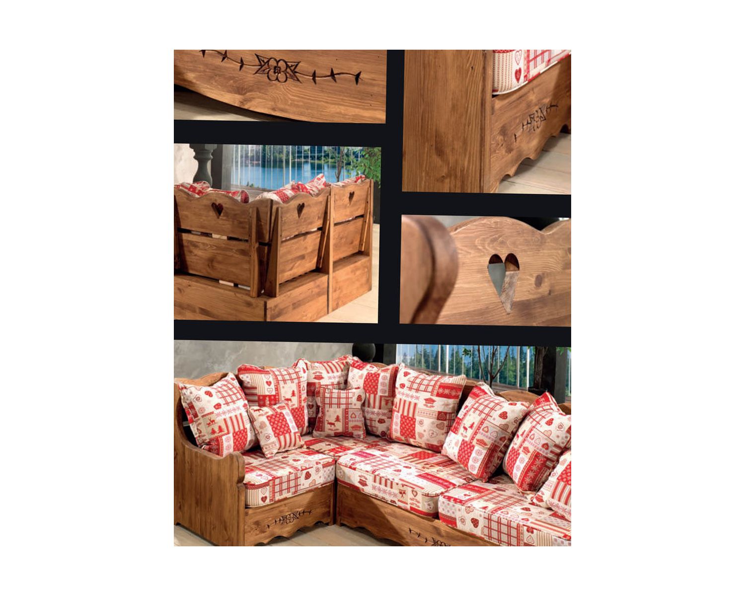 Canapé d’angle convertible en lit express grand confort tissu au choix "Alaska"