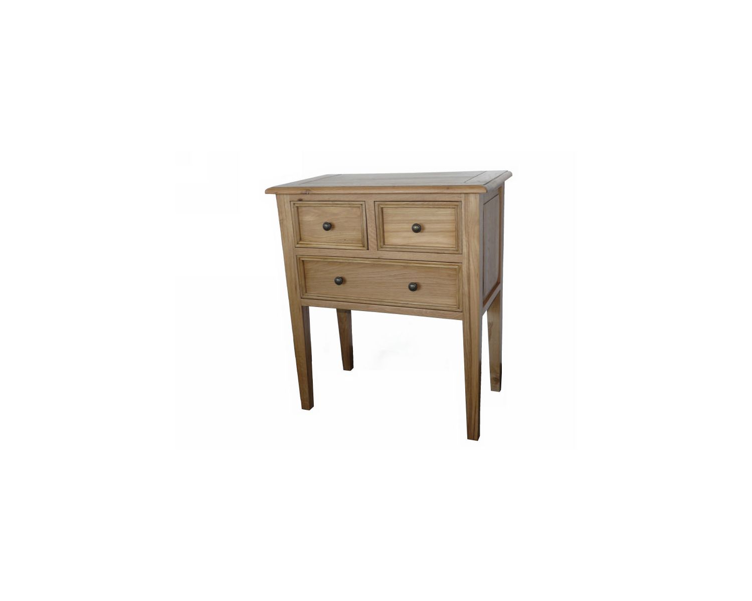 Commode chêne massif 3 tiroirs "Campagnol"