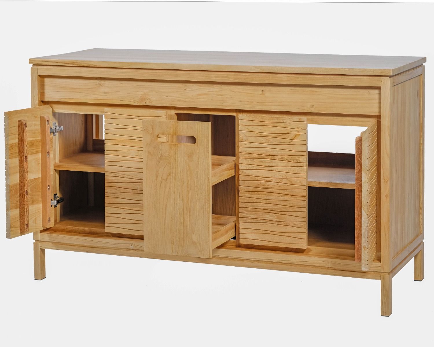 Meuble sous vasque en teck 140 cm "Tulu"