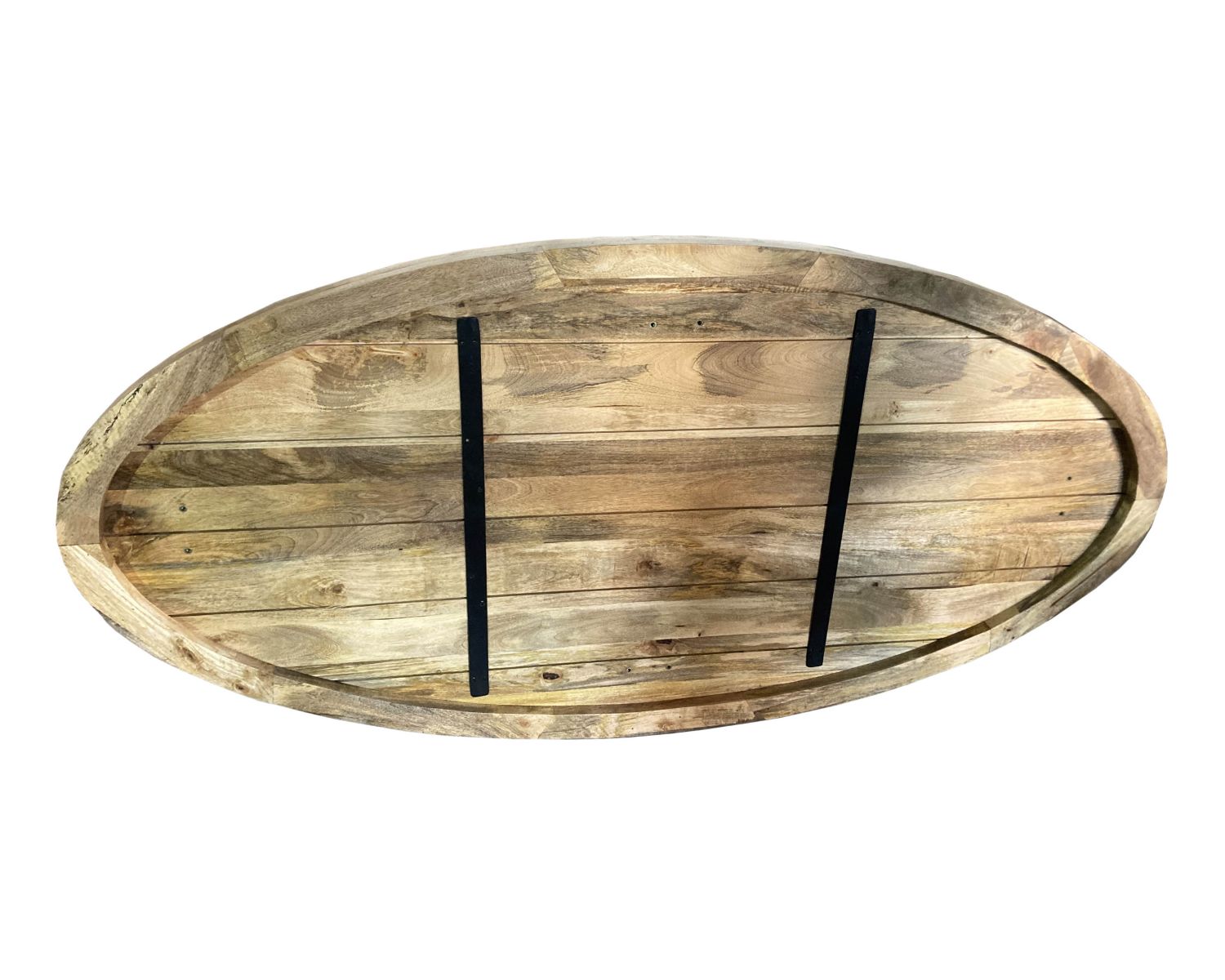 Grande table ovale en bois et métal 240x120 cm "Andy"