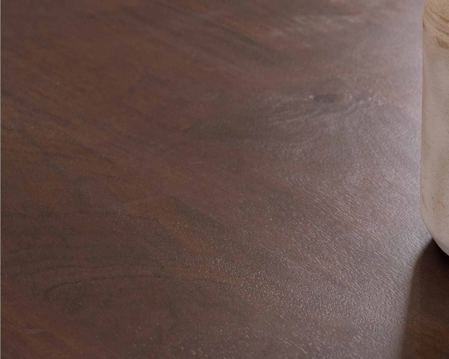 Table extensible en manguier massif teinte noyer "Sicora" 180 à  cm esprit zen