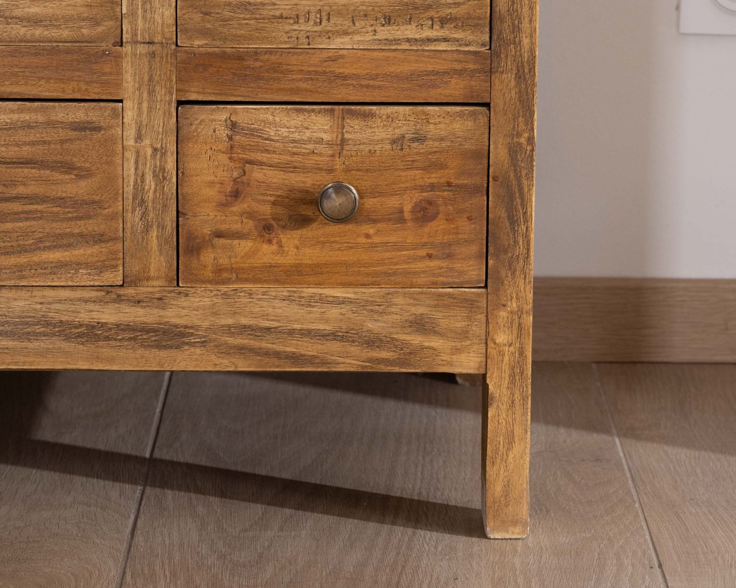 Commode apothicaire 30 tiroirs en bois de mahogany "Lacilo"