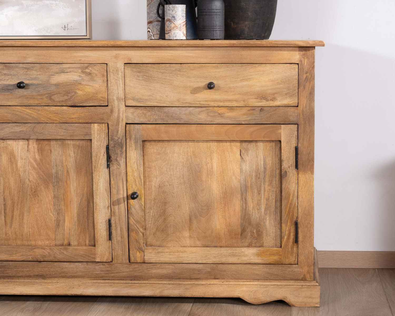 Buffet esprit maison de campagne "Sarah" 180 cm en manguier