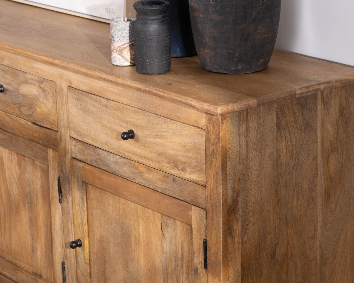 Buffet esprit maison de campagne "Sarah" 180 cm en manguier