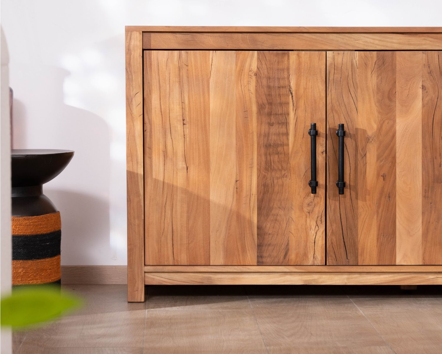 Buffet esprit maison de campagne 170 cm en bois recyclé "Mokal"