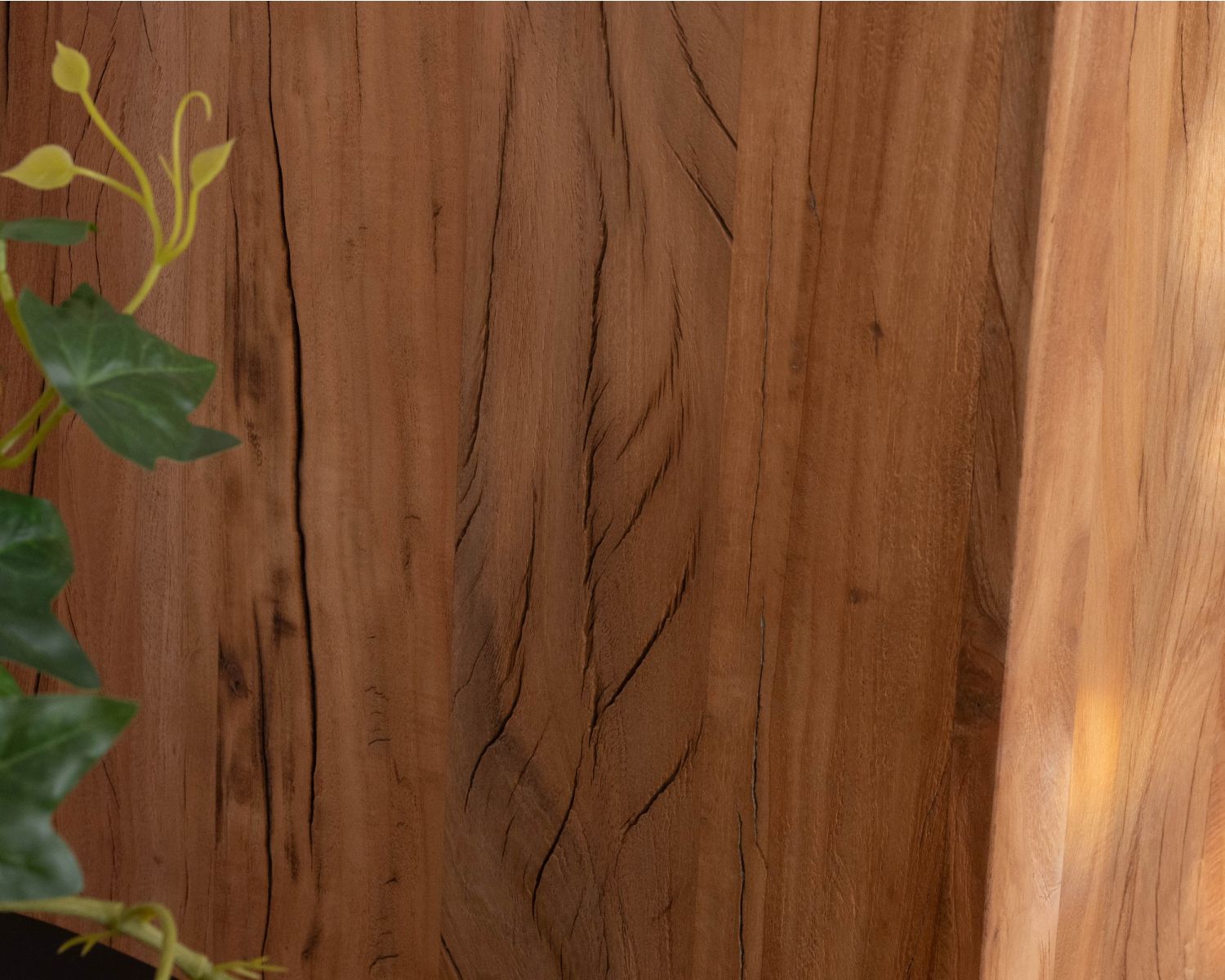 Grand meuble sous vasque double en bois recyclé "Mokal" 150 cm esprit maison de campagne