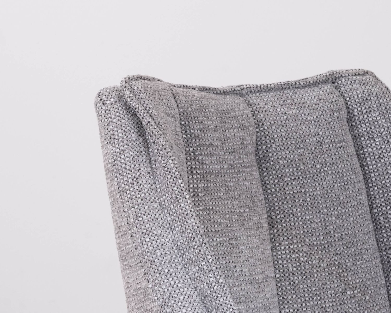 Lot de 2 chaises de repas pivotantes en tissu gris "Webber"