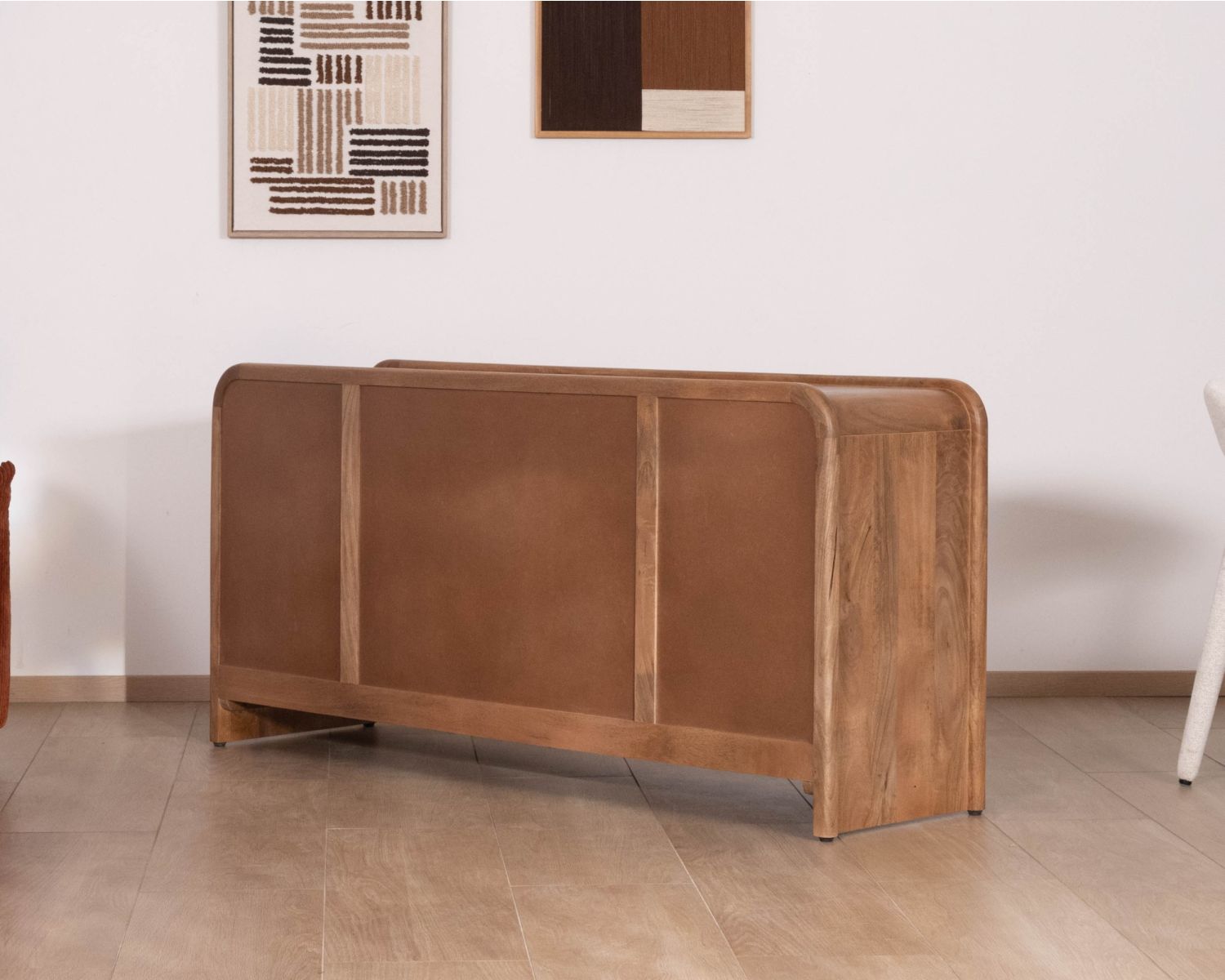 Buffet néo-vintage en manguier massif 170 cm "Spelano" 4 portes et 2 tiroirs