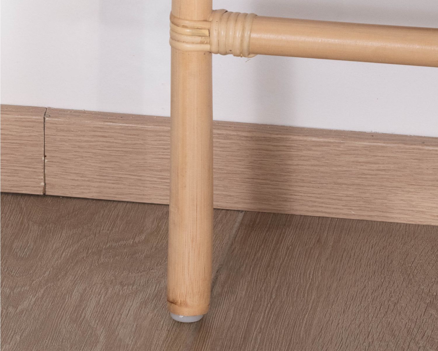 Échelle porte-serviettes en rotin naturel "Solira" 150 cm style épuré