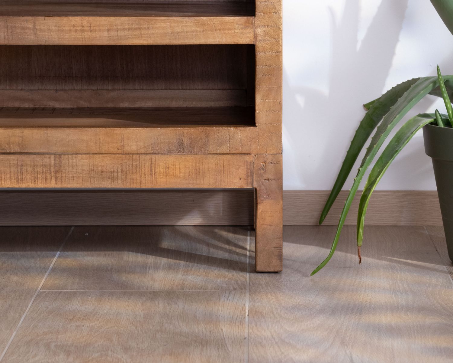 Meuble TV en manguier massif style ethnique chic "Aruna" 