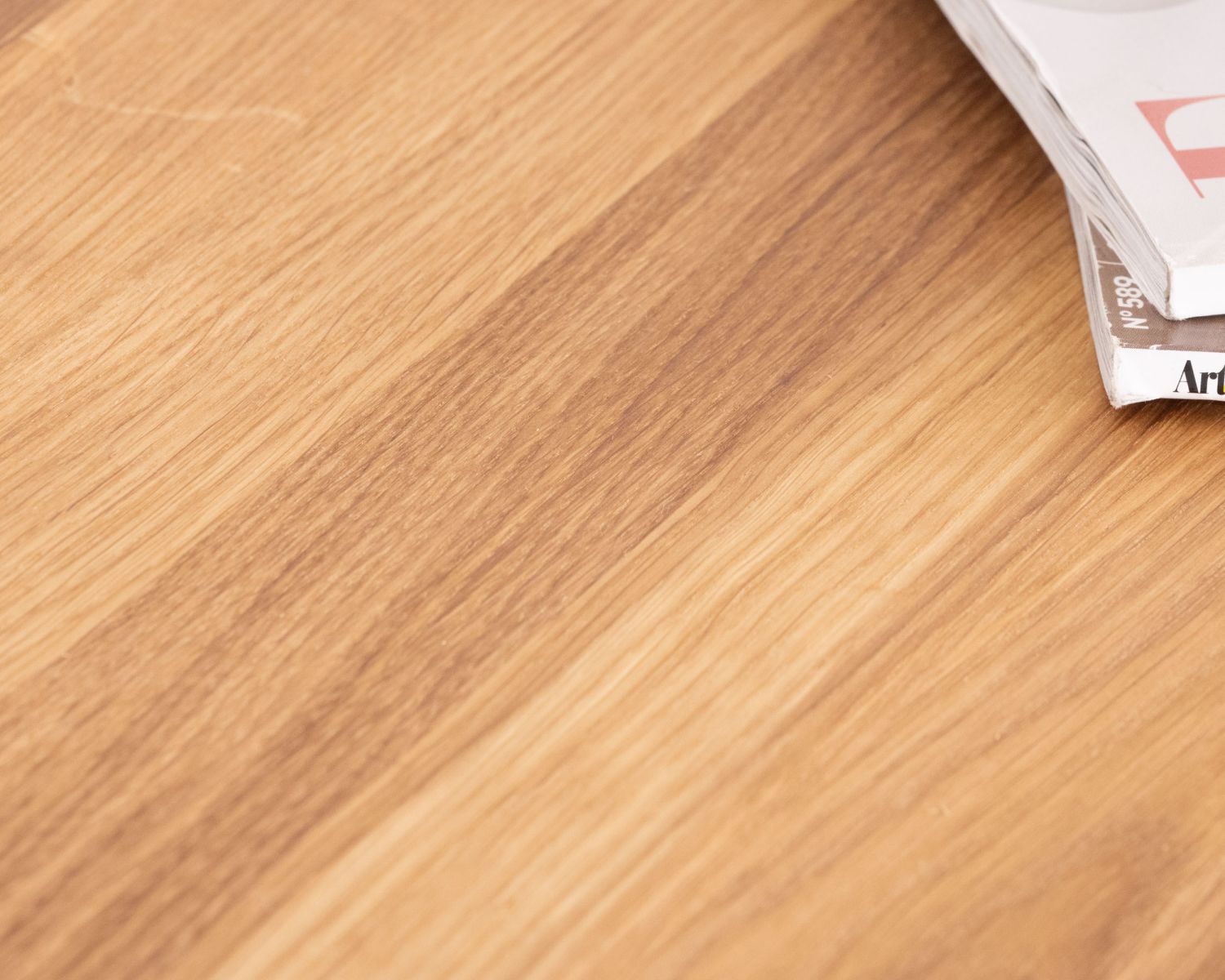 Grand buffet en chêne huilé 190 cm "Wave" esprit contemporain épuré