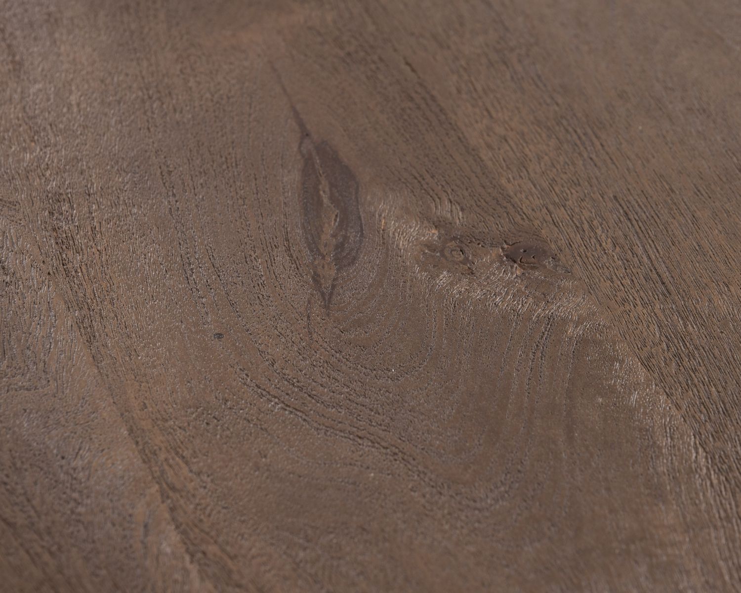 Table de repas 220 cm en manguier "Flow" piètement effet branches d'arbre