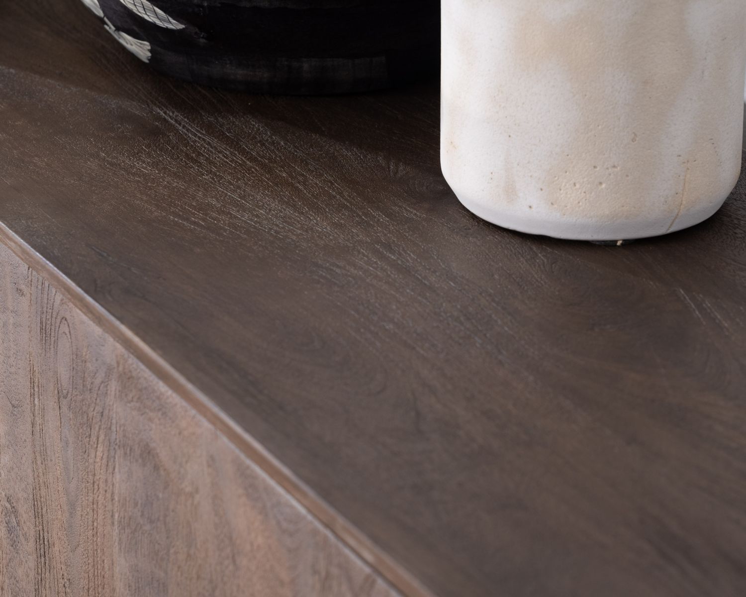 Enfilade 4 portes style rétro en manguier massif "Slody"