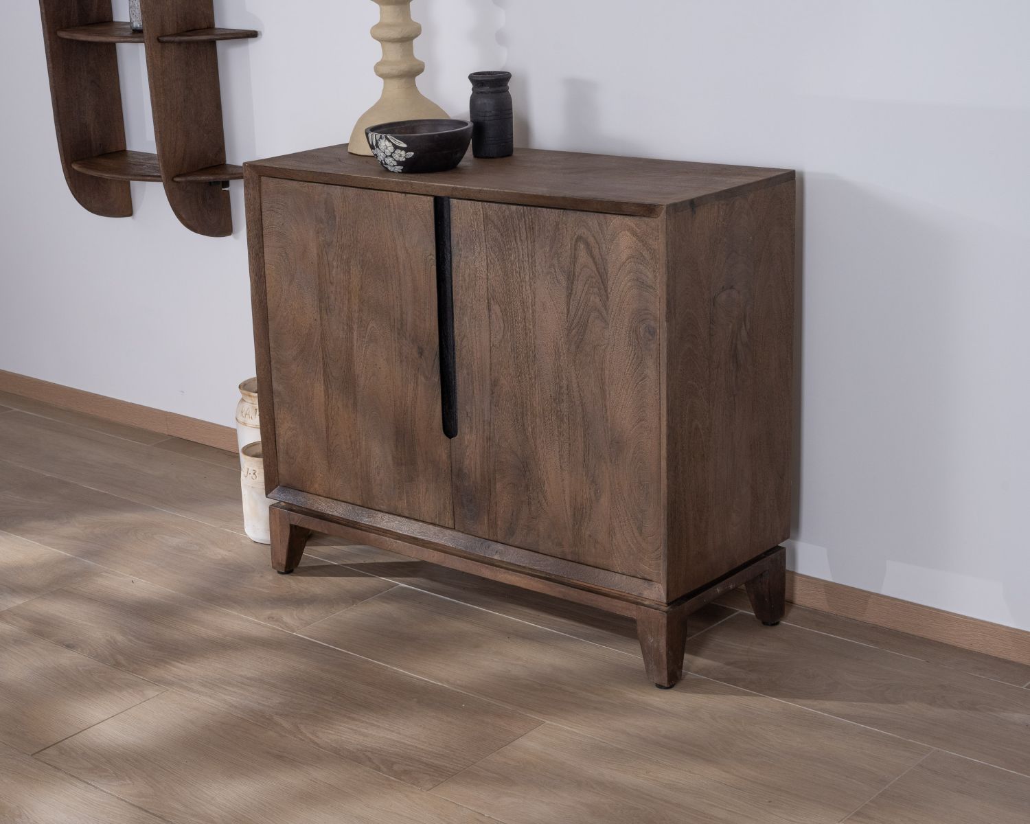 Meuble de rangement 2 portes en manguier "Slody"