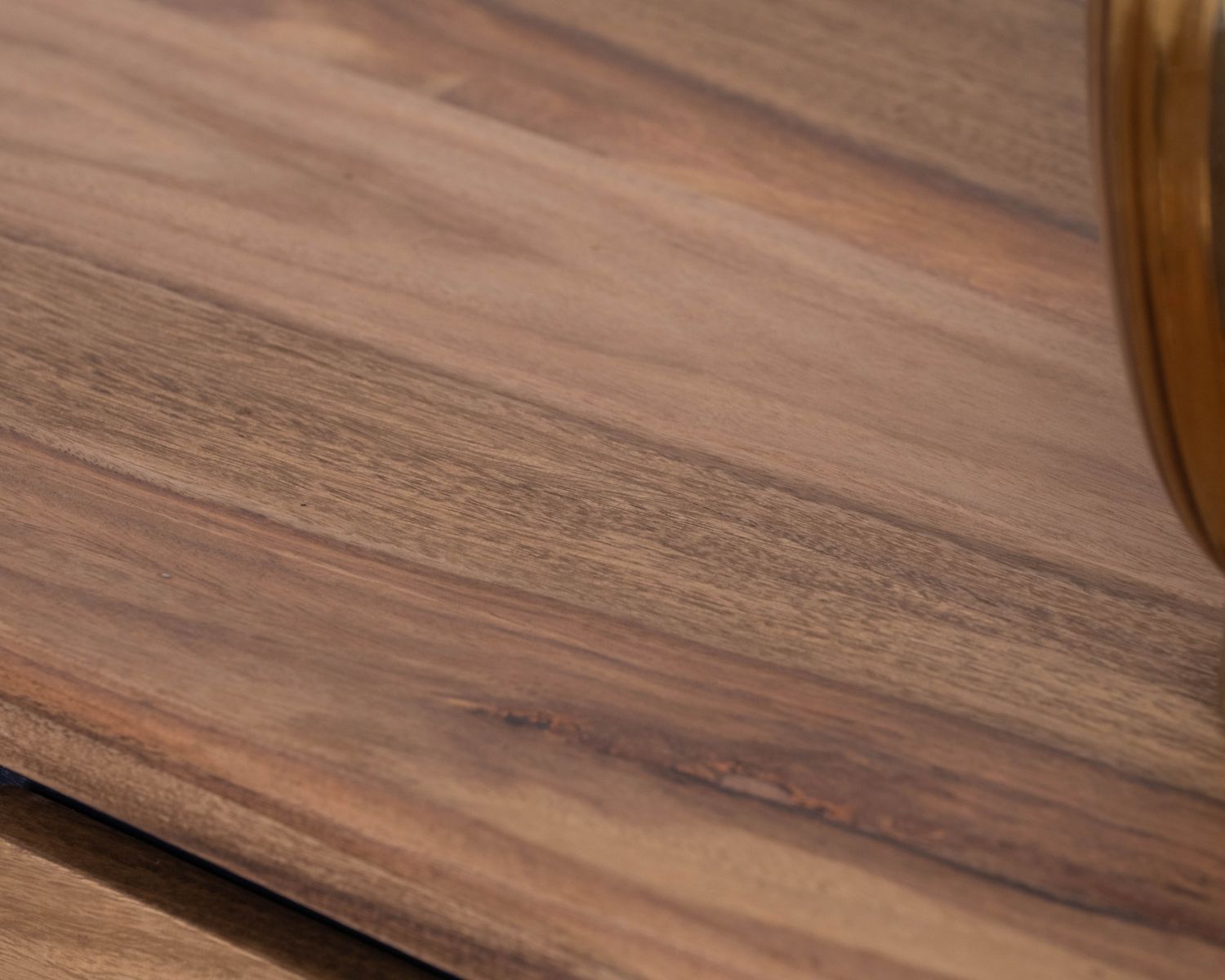 Buffet multi-rangements avec étagères en verre "Enoa" en palissandre et acacia 200 cm 