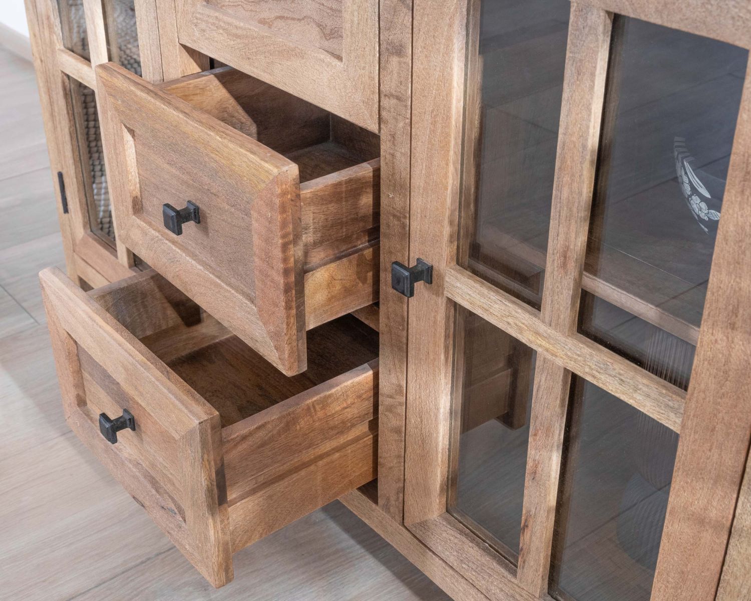 Meuble de salle de bain simple vasque 120 cm "Maestro" en manguier