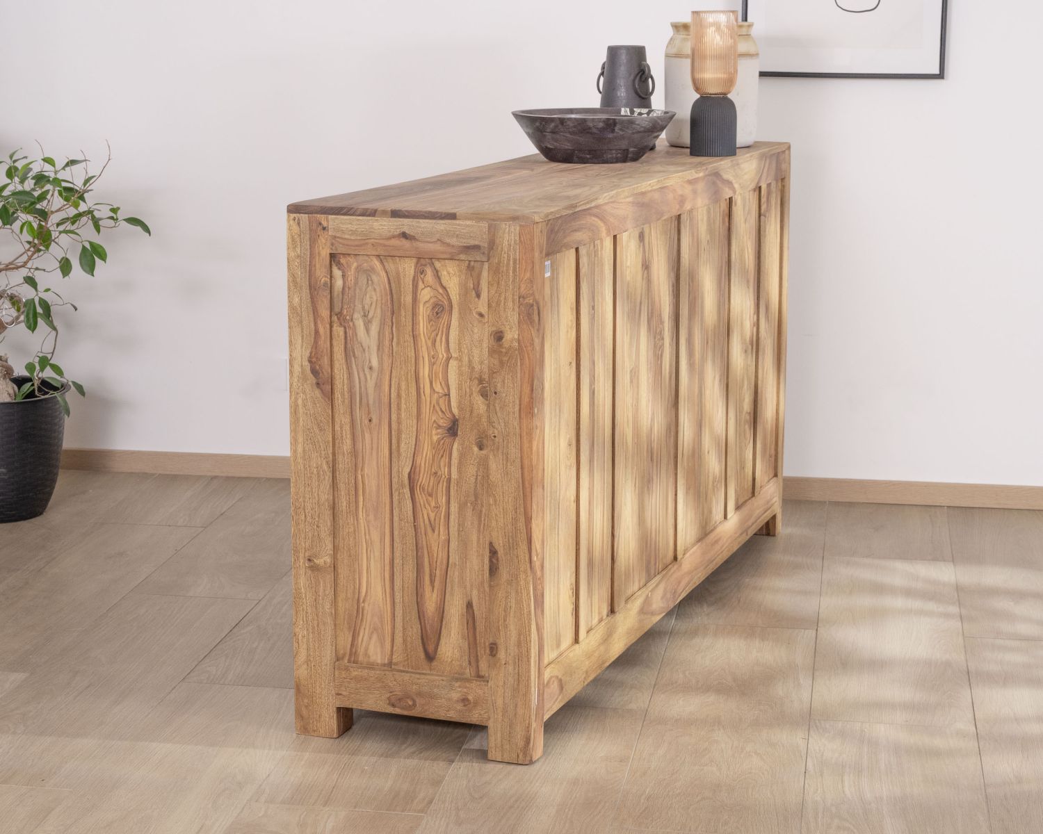 Buffet multi rangement 180 cm en palissandre "Kalanohé"