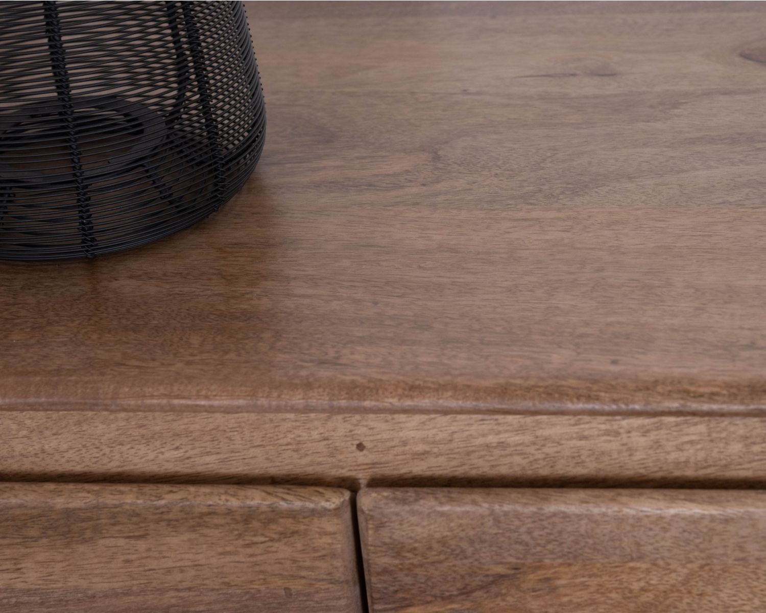 Commode 9 tiroirs en bois massif de manguier "Geta" Style Japandi