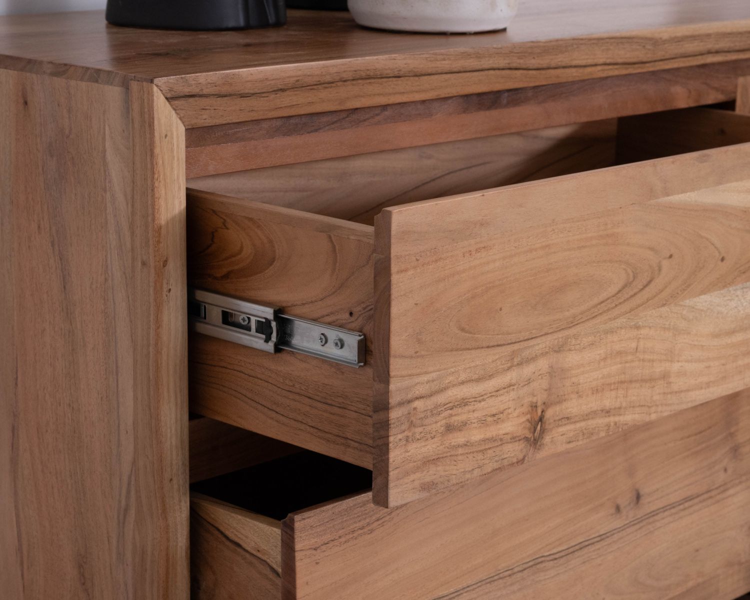 Commode 6 tiroirs en acacia style scandinave "Lignum"