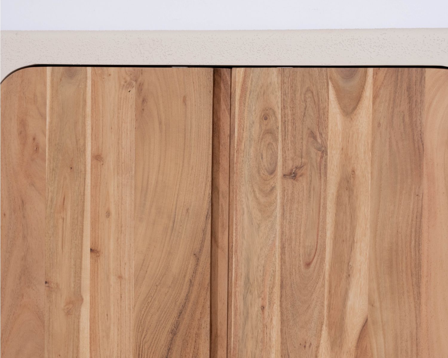 Grand buffet bas 4 portes style organique et contemporain "Miona"