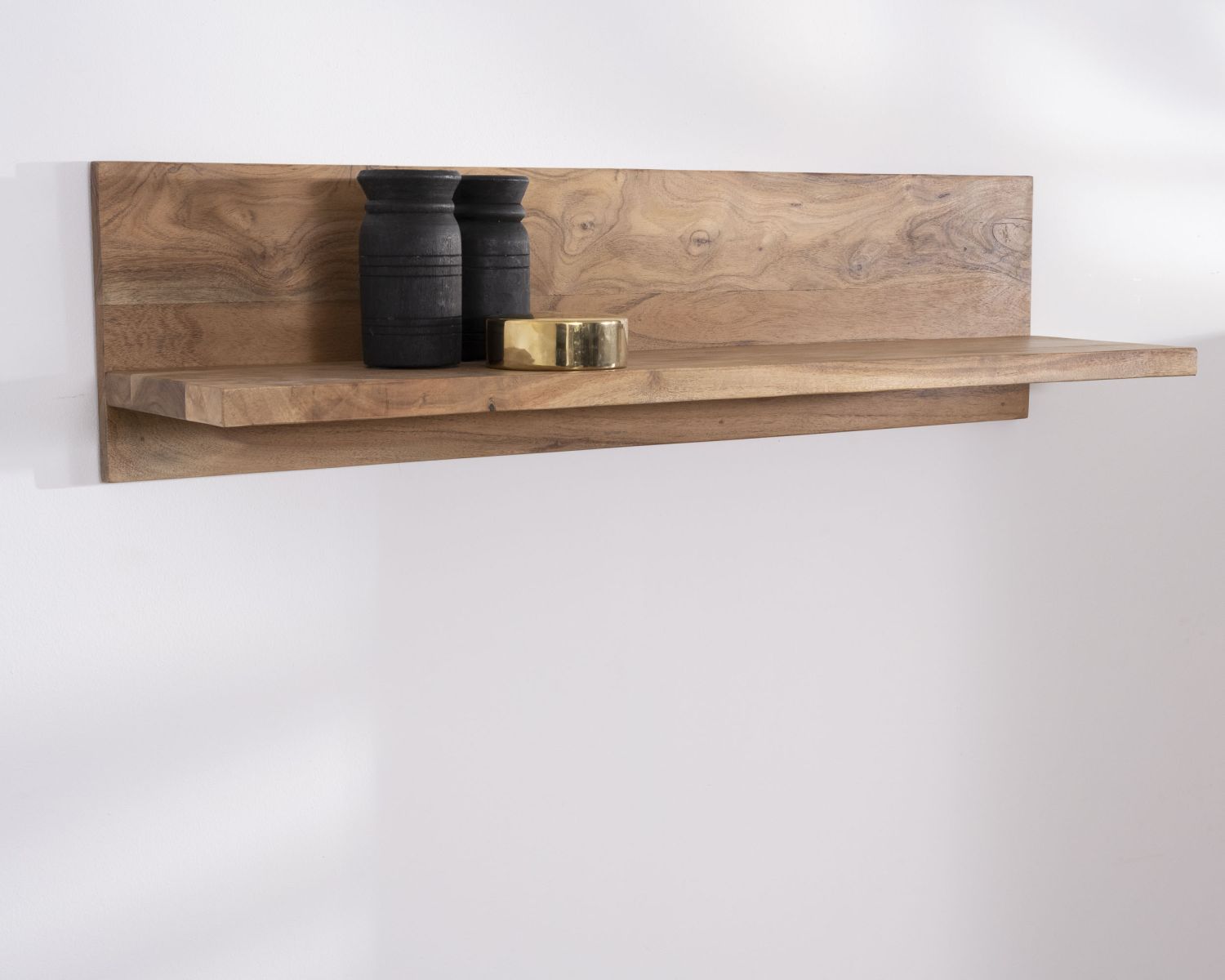 Etagère minimaliste en acacia "Baltik" 100 cm