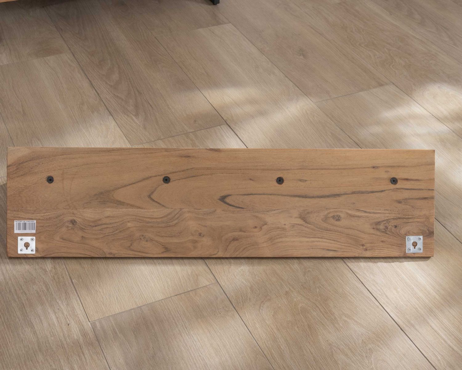 Etagère minimaliste en acacia "Baltik" 100 cm