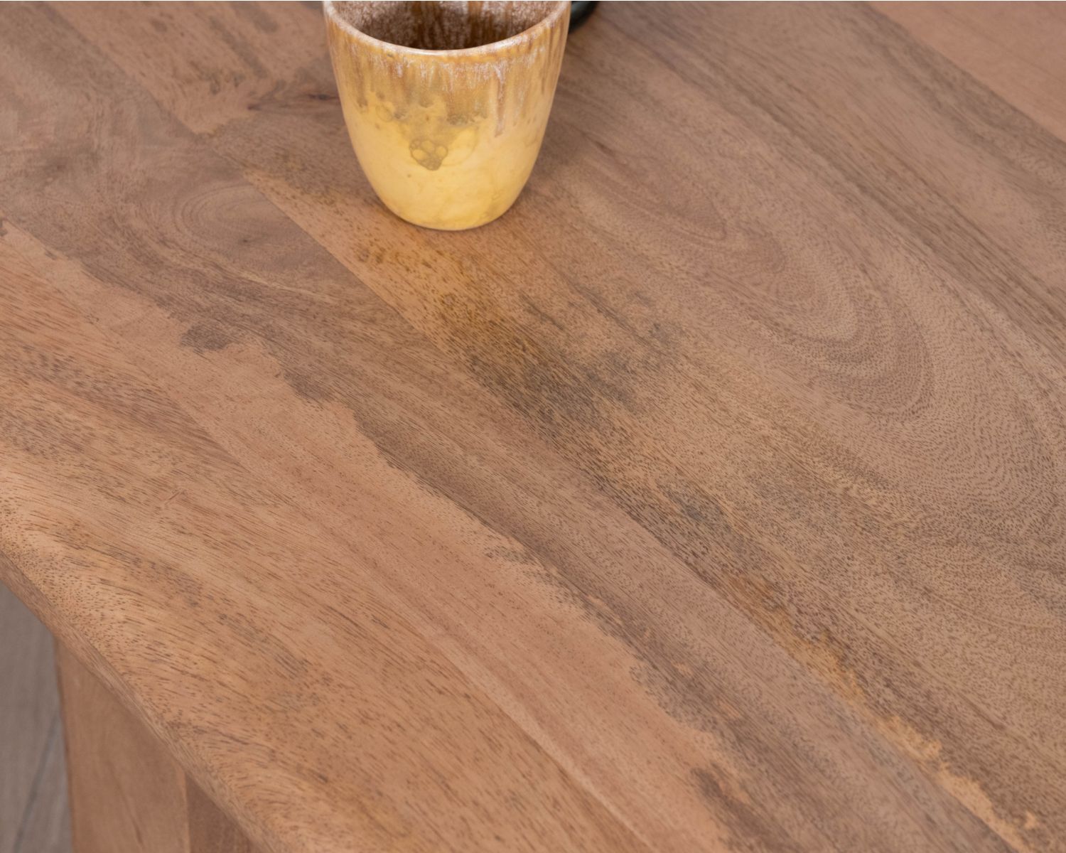 Table basse modulable en manguier "Naura" esprit organique